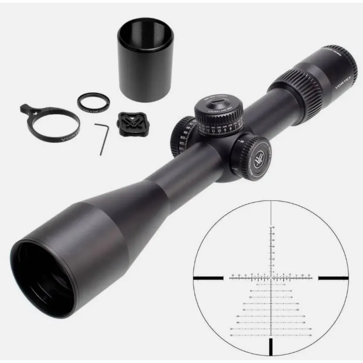 Vortex Venom 5-25×56 FFP — Visor 34 mm con RevStop Zero (MRAD)