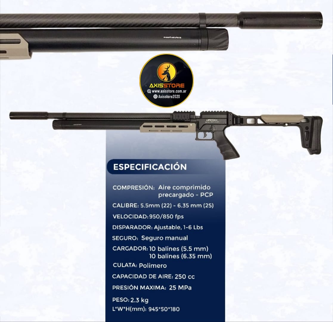 FOX PCP IMPACT CAL 5.5 MM / 6.35 MM