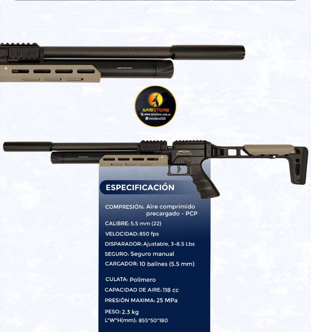 FOX PCP IMPACT COMPACT 5.5 MM