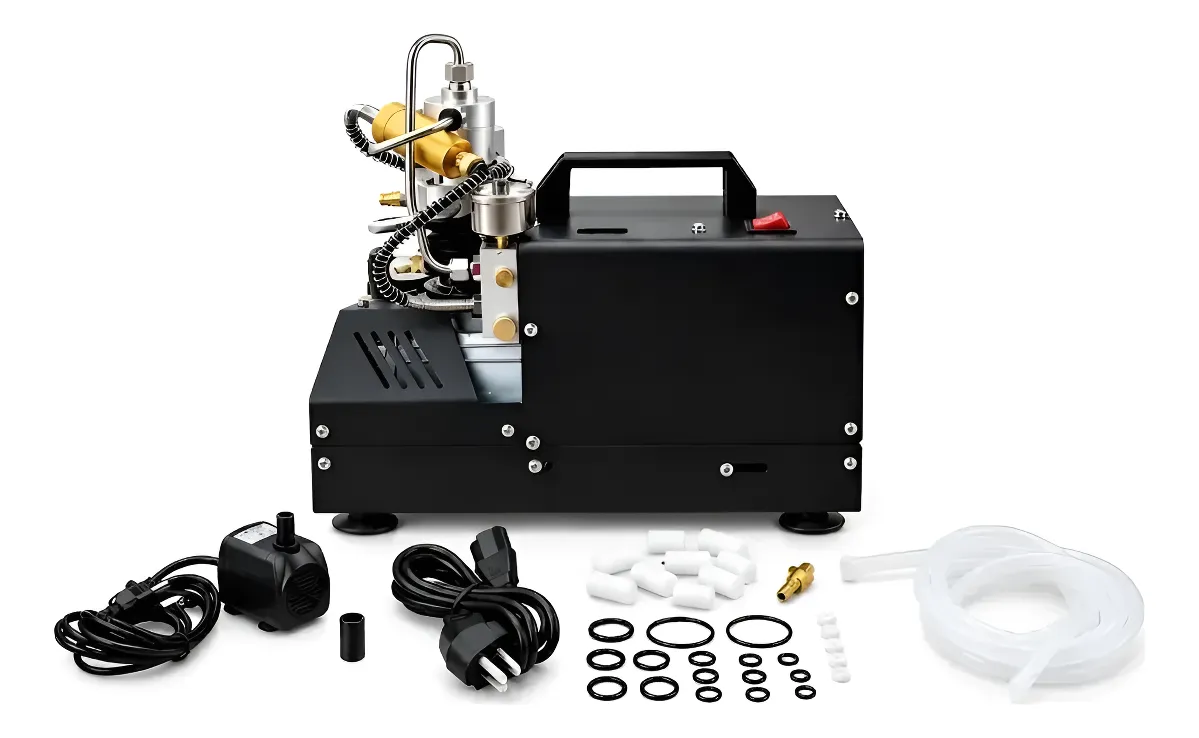 Compresor MF-22 Eléctrico Portátil de Alta Presión – 300 Bar / 4500 PSI - Imagen 3