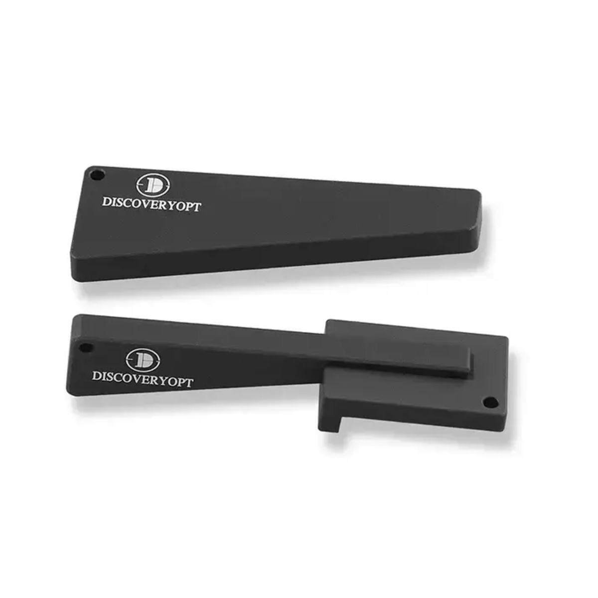 Kit Nivelador Discovery para Miras Telescópicas – Cuñas de Aluminio – 2 Tamaños