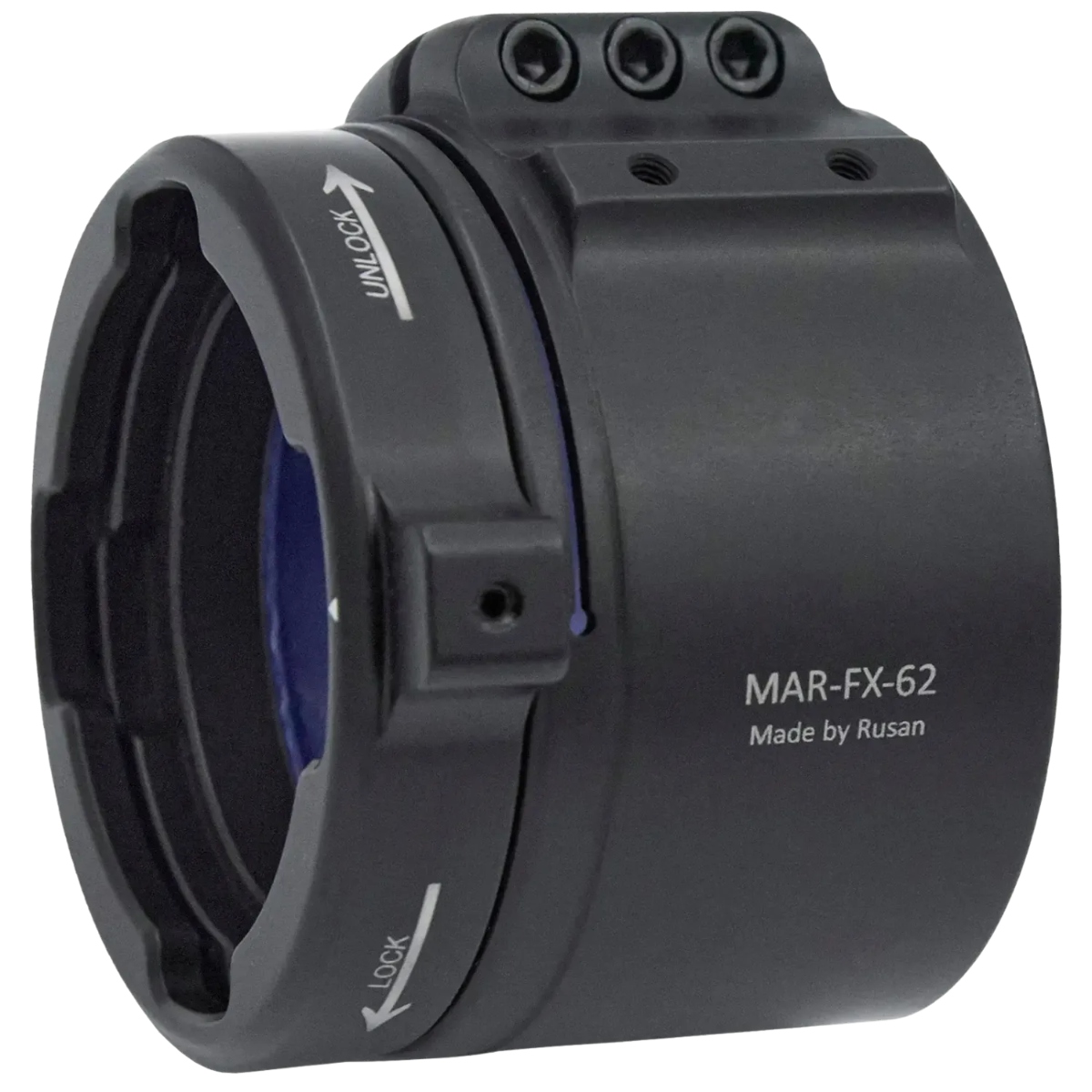 Adaptador Modular Rusan MAR-FX – Abrazadera Fija 3 Tornillos – 48 a 64 mm