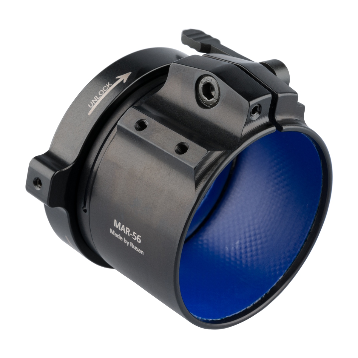 Adaptador Modular Rusan MAR Quick Release (Anclaje rápido)– Abrazadera para Mira – 48 a 64 mm