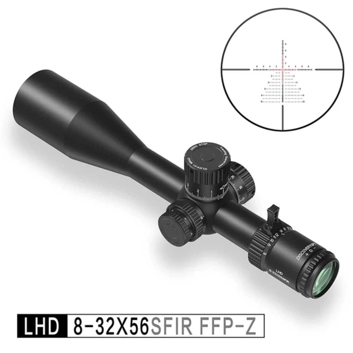 Mira Telescópica Discovery LHD 8-32x56 SFIR FFP-Z – Retícula Iluminada